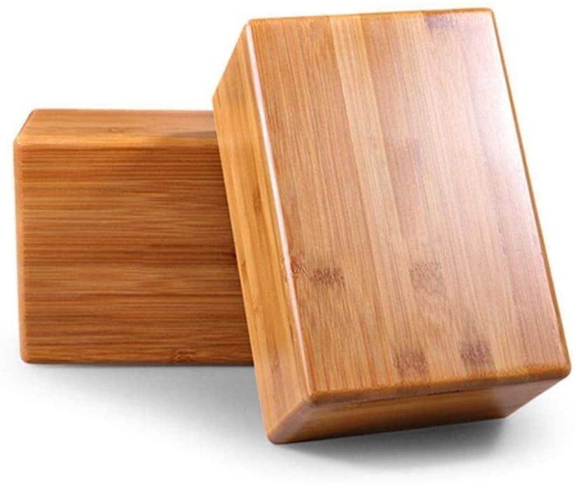 wooden yoga blocks