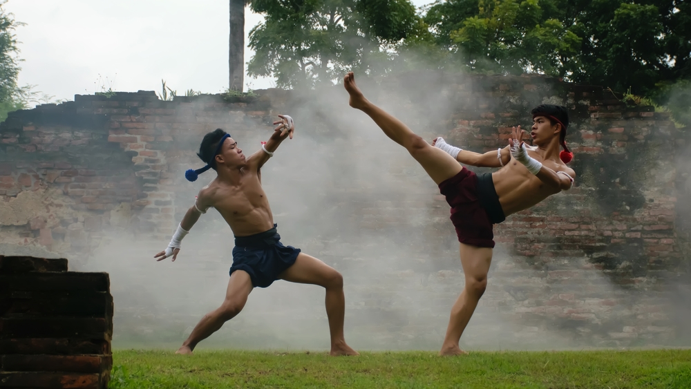 muay thai sparring